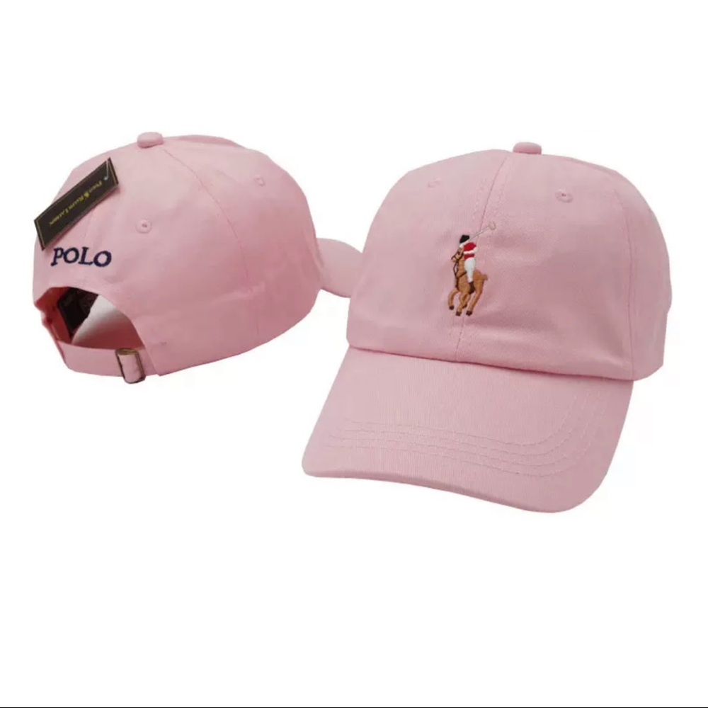 🎉HP🎉Ralph Lauren baseball hat in pink with colorful logo